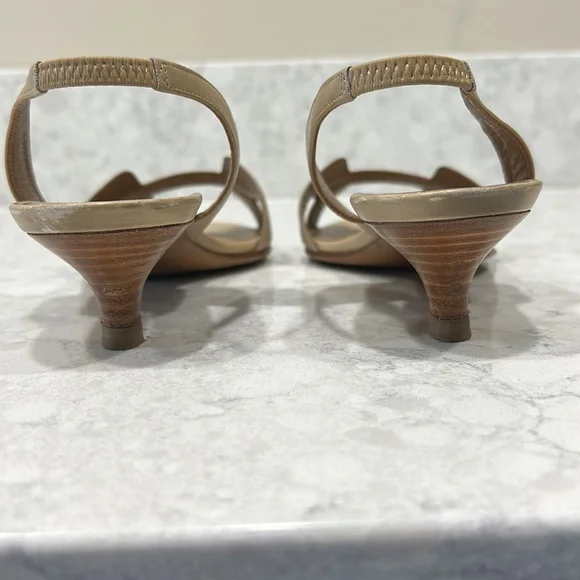 Hermes slingbacks. 36